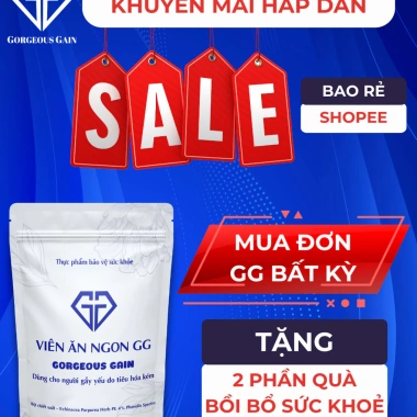 Viên Ăn Ngon GG hỗ trợ ăn ngon, ngủ ngon, cải thiện tiêu hoá, tăng cân người gầy - Giá 935.000 VND 6
