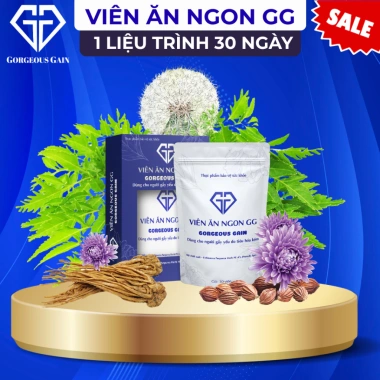 Viên Ăn Ngon GG hỗ trợ ăn ngon, ngủ ngon, cải thiện tiêu hoá, tăng cân người gầy - Giá 935.000 VND 10
