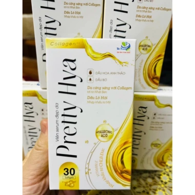 Viên Bôi Pretty Hya Dưỡng Trắng và Chống Lão Hóa Làm Đẹp Da 148.000 VND