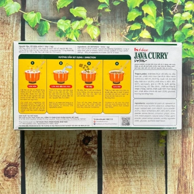 Viên Cà Ri House Java Curry vị cay vừa 200g/1kg - Gia vị Nhật, xốt tiện, giá 105k