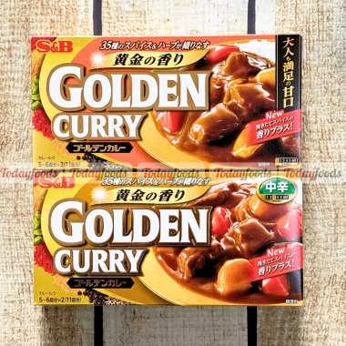 Viên Cà Ri Nhật S&B Golden Curry 198g vị Mặn Ngọt, Cay Vừa - Giảm giá 150.000₫