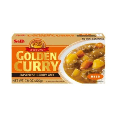 Viên Cà Ri S&B Cay 220g Golden Curry Japan - Hương vị Nhật cay nhẹ, tiện lợi