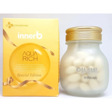 Viên cấp nước và collagen Innerb Aqua Rich 95 - Dưỡng ẩm da căng mịn, chỉ 450.000đ