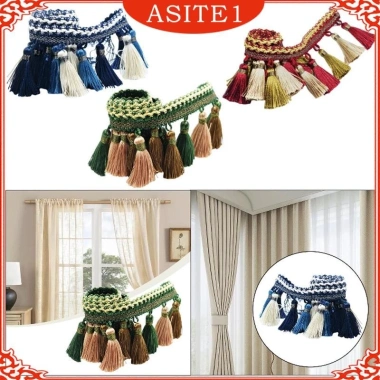 Viền Dài Polyester Tua Rua - Trang Trí Nhà, Thủ Công, Rèm, Đèn, Đầm Giá 72.600đ