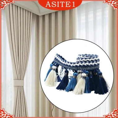 Viền Dài Polyester Tua Rua - Trang Trí Nhà, Thủ Công, Rèm, Đèn, Đầm Giá 72.600đ