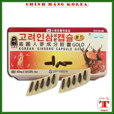 Viên đạm hồng sâm Hàn Quốc 120 viên - tranglinh, tăng sức đề kháng, giá ưu đãi 208.000₫ 4