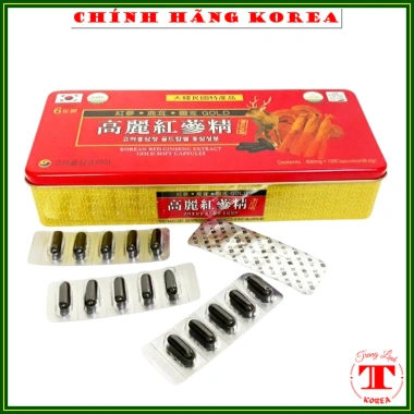 Viên đạm hồng sâm Hàn Quốc hộp đỏ 120 viên - Giá 488.000đ, tăng sức khỏe, năng lượng 2
