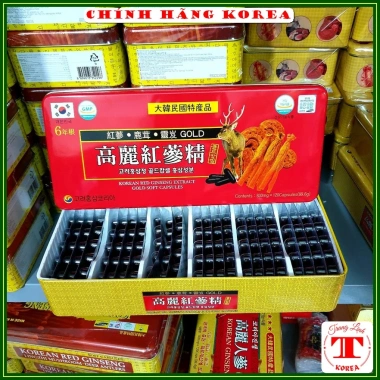 Viên đạm hồng sâm Hàn Quốc hộp đỏ 120 viên - Giá 488.000đ, tăng sức khỏe, năng lượng 5