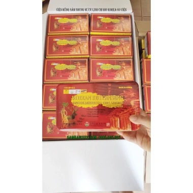 Viên Đạm Hồng Sâm Linh Chi Nhung Hươu 60 viên Bio Hàn Quốc - Giá chỉ 189.000 VND, giảm mạnh