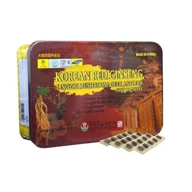 Viên Đạm Hồng Sâm Linh Chi Nhung Hươu 60 viên Bio Hàn Quốc - Giá chỉ 189.000 VND, giảm mạnh
