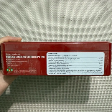 Viên Đạm Hồng Sâm Linh Chi và Đông Trùng Hạ Thảo - Korean Red Ginseng Bồi Bổ, Ăn Ngon, Ngủ Tốt, Giá 120k 3