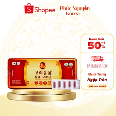 Viên Đạm Hồng Sâm Nhung Hươu Linh Chi Đông Trùng Hạ Thảo Daedong Hàn Quốc 120 Viên - Giá Ưu Đãi 950k