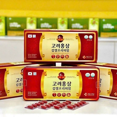 Viên Đạm Hồng Sâm Nhung Hươu Linh Chi Đông Trùng Hạ Thảo Daedong Hàn Quốc 120 Viên - Giá Ưu Đãi 950k