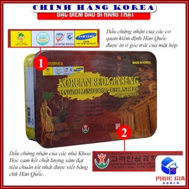 Viên Đạm Sâm Tổng Hợp Hồng Sâm Nhung Hươu Linh Chi Hàn Quốc 60 viên - Tăng đề kháng, phục hồi sức khỏe, giảm giá 219k