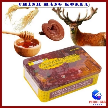 Viên Đạm Sâm Tổng Hợp Hồng Sâm Nhung Hươu Linh Chi Hàn Quốc 60 viên - Tăng đề kháng, phục hồi sức khỏe, giảm giá 219k 5 Viên Đạm Sâm Tổng Hợp Hồng Sâm Nhung Hươu Linh Chi Hàn Quốc 60 viên - Tăng đề kháng, phục hồi sức khỏe, giảm giá 219k 5