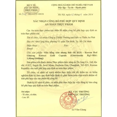Viên Đạm Tổng Hợp Hồng Sâm Nhung Hươu Nấm Linh Chi Hàn Quốc 120 viên - 475.000 VND 4
