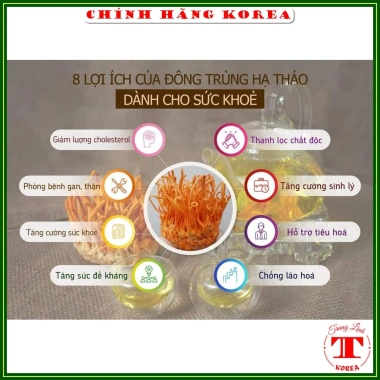 Viên Đông Trùng Hạ Thảo Kimsan 2 lọ - Thượng hạng Hàn Quốc, giảm 22% Tranglinh 6