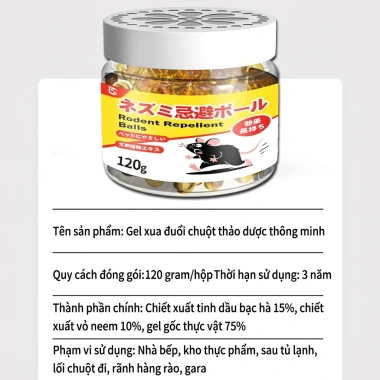 Viên đuổi chuột Nhật Bản SSW Gel & Sáp - An toàn bà bầu, trẻ em, chỉ 62.999 VND