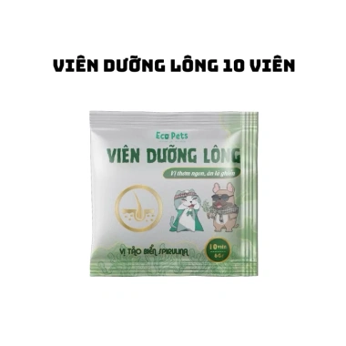 Viên Dưỡng Lông Chó Mèo Tảo Spirulina - Lông Đậm Mượt, Giảm Rụng, 18.500 VND Viên Dưỡng Lông Chó Mèo Tảo Spirulina - Lông Đậm Mượt, Giảm Rụng, 18.500 VND