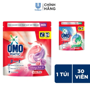 Viên giặt xả đa năng 3 trong 1 Omo Matic - Giặt sạch, thơm lâu, giá 120k 5