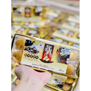 Viên Hoàn Hồng Sâm & Đông Trùng Hạ Thảo Hàn Quốc 10 Viên - Giá giảm 149.000, hỗ trợ đề kháng