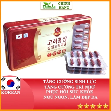 Viên Hồng Sâm Nhung Linh Chi Đông Trùng Hạ Thảo 120 Viên Giá 900.000 Tăng sức đề kháng