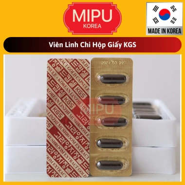 Viên Linh Chi KGS Hàn Quốc 99.6g 830mg x30 4 hộp giấy ưu đãi 675k 3