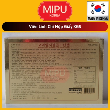 Viên Linh Chi KGS Hàn Quốc 99.6g 830mg x30 4 hộp giấy ưu đãi 675k 5