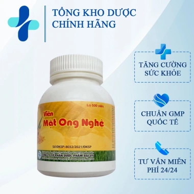 Viên Mật Ong Đại Uy 500 viên - Tăng sức đề kháng, hỗ trợ sức khỏe, giảm cân - Giá 45.000