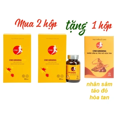 Viên Nang Nhân Sâm CND Ginseng Gold 60 Viên - Tăng Đề Kháng, Giá 588.800₫