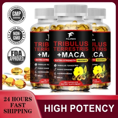 Viên nang Tribulus Terrestris + Maca cho nam nữ - Tăng năng lượng, tâm trạng, sức khỏe, hiệu suất