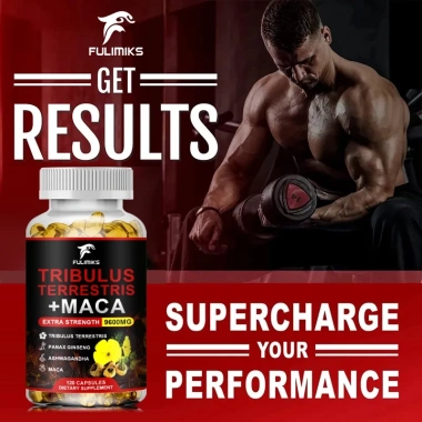 Viên nang Tribulus Terrestris + Maca cho nam nữ - Tăng năng lượng, tâm trạng, sức khỏe, hiệu suất