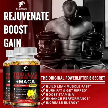 Viên nang Tribulus Terrestris + Maca cho nam nữ - Tăng năng lượng, tâm trạng, sức khỏe, hiệu suất 5 Viên nang Tribulus Terrestris + Maca cho nam nữ - Tăng năng lượng, tâm trạng, sức khỏe, hiệu suất 5