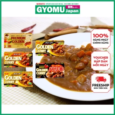 Viên Nấu Cà Ri Nhật Golden Curry Gyomu Japan 198g Hương Vị Đậm Đà Giá 65.000 VND