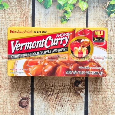 Viên Nấu Cà Ri Nhật VERMONT CURRY Táo Mật Ong - Mặn Ngọt Cay Vừa 12 Khẩu Phần 230g Giá 130k 9