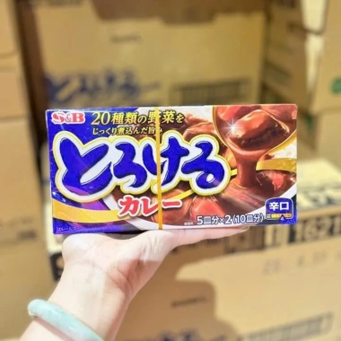 Viên nấu cà ri S&B Nhật Bản 180g - Hương vị thơm ngon, giảm giá 85.000đ 5 Viên nấu cà ri S&B Nhật Bản 180g - Hương vị thơm ngon, giảm giá 85.000đ 5