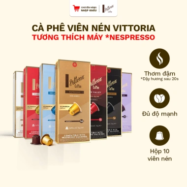 Viên nén cà phê Vittoria 100% Arabica nhập khẩu hương Uc thơm ngon, chỉ 180.000 VND 2