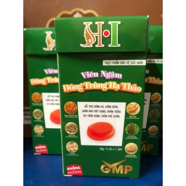 Viên ngậm Đông trùng hạ thảo 15 viên - Giá chỉ 62.000₫, tăng sức đề kháng Viên ngậm Đông trùng hạ thảo 15 viên - Giá chỉ 62.000₫, tăng sức đề kháng