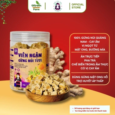 Viên ngậm gừng mật ong + Mứt gừng hữu cơ tẩm mật ong rừng – Không chất bảo quản, chỉ 105k 9 Viên ngậm gừng mật ong + Mứt gừng hữu cơ tẩm mật ong rừng – Không chất bảo quản, chỉ 105k 9