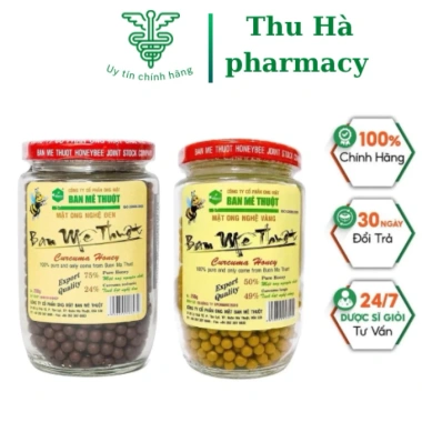 Viên nghệ Mật ong Buôn Mê Thuột chính hãng 120g-250g giảm giá tăng sức đề kháng