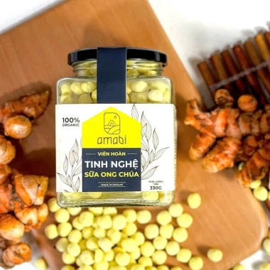 Viên nghệ mật ong sữa ong chúa Amabi 330g - Giảm giá tới 21% hỗ trợ sức đề kháng 4