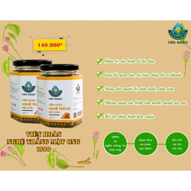 Viên Nghệ Trắng Tẩm Mật Ong QNA Farm - Nghệ Rừng 100% Tự Nhiên, Giàu Curcumin, Hũ 150gr - Giảm còn 140.000 VND 3 Viên Nghệ Trắng Tẩm Mật Ong QNA Farm - Nghệ Rừng 100% Tự Nhiên, Giàu Curcumin, Hũ 150gr - Giảm còn 140.000 VND 3