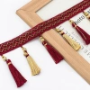 Viền Ren Vàng 1m Dài - Phụ Kiện DIY Trang Trí Gia Đình, Vải Webb Tassel 2