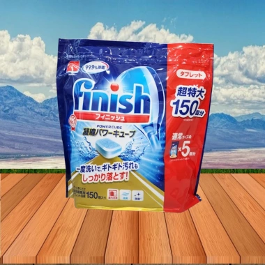 Viên rửa bát Finish 100 + Muối rửa bát 1.2kg + Nước làm bọt Eco - 149.000đ