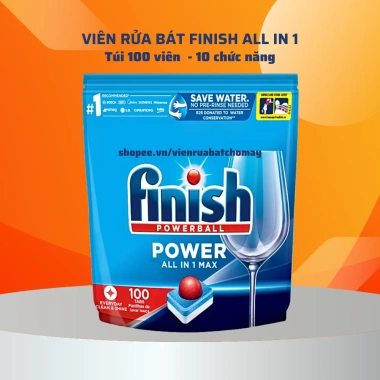 Viên rửa bát Finish All in 1 Classic, Ultimate – Nhập khẩu Chính hãng, 150 viên, giảm giá 3