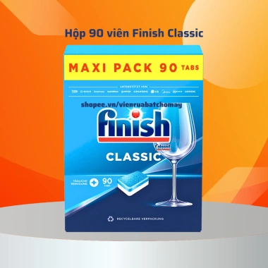 Viên rửa bát Finish All in 1 Classic, Ultimate – Nhập khẩu Chính hãng, 150 viên, giảm giá 6