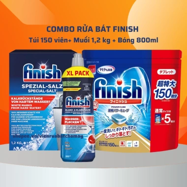 Viên rửa bát Finish All in 1 Classic, Ultimate – Nhập khẩu Chính hãng, 150 viên, giảm giá 10