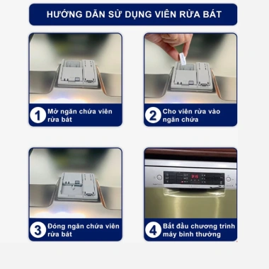 Viên rửa bát Finish Classic nhập khẩu Đức - Xóa sạch dầu mỡ, giá chỉ 105.000₫ 7
