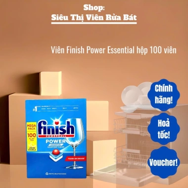 Viên rửa bát Finish Power Essential All in 1 Quantum – Nhiều chức năng, tem phụ chính hãng, giá ưu đãi 134.847₫ 2
