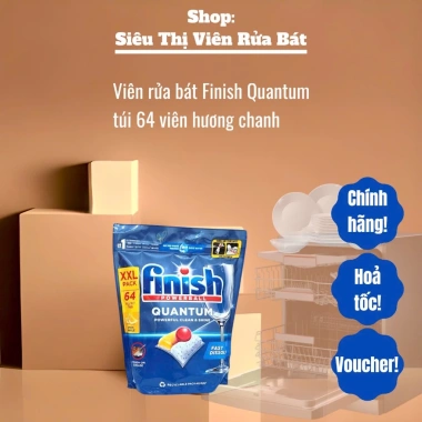 Viên rửa bát Finish Power Essential All in 1 Quantum – Nhiều chức năng, tem phụ chính hãng, giá ưu đãi 134.847₫ 4